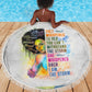 Black Girl I Am The Storm Beach Blanket African American Women