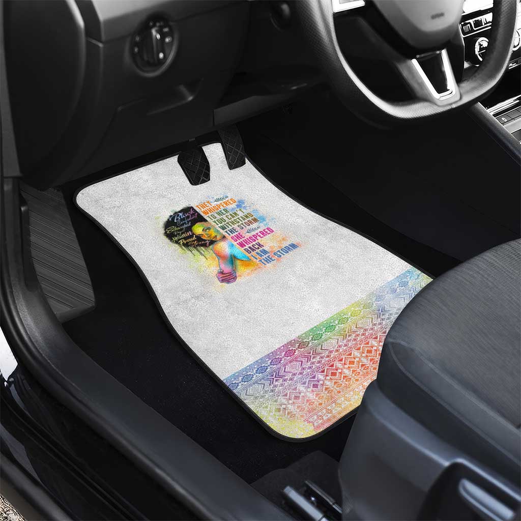 Black Girl I Am The Storm Car Mats African American Women