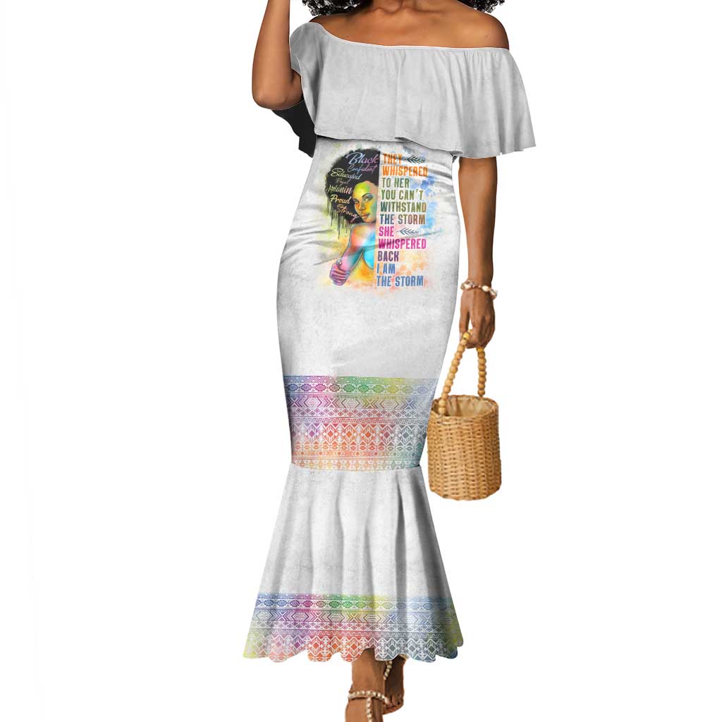 Black Girl I Am The Storm Mermaid Dress African American Women