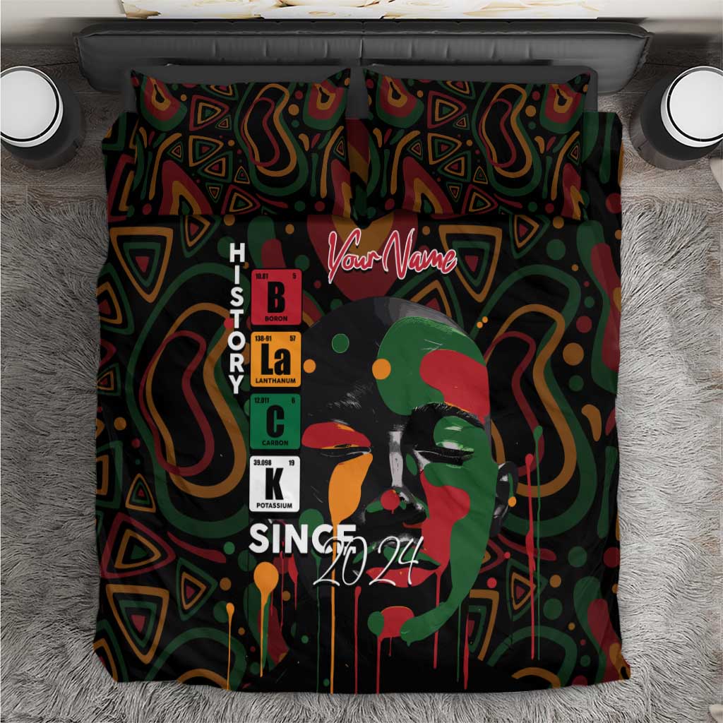 Personalized Black History Month Bedding Set Since 2024 Chemistry Style