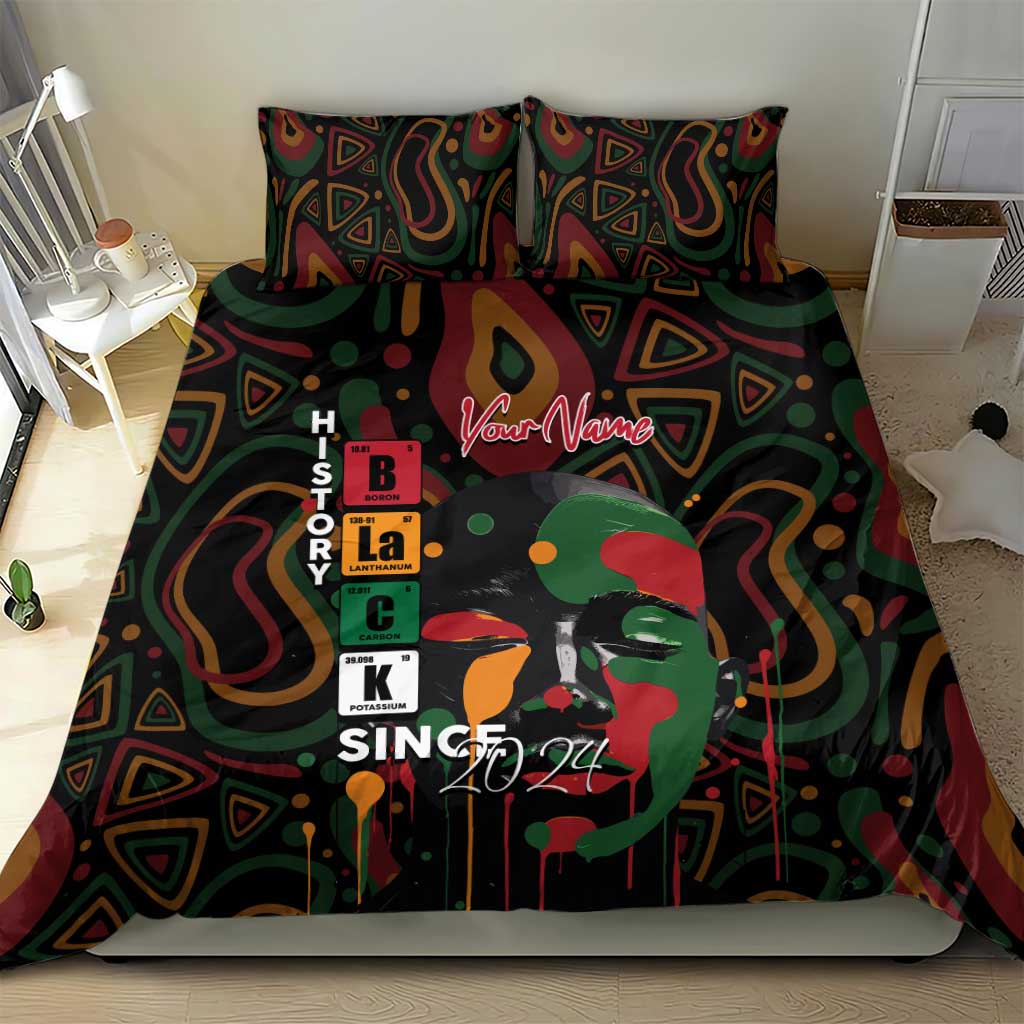Personalized Black History Month Bedding Set Since 2024 Chemistry Style