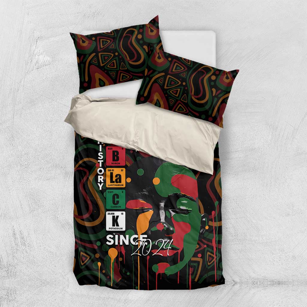 Personalized Black History Month Bedding Set Since 2024 Chemistry Style
