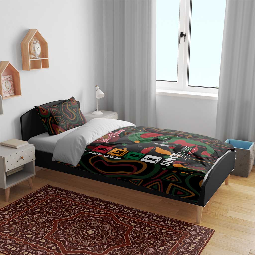 Personalized Black History Month Bedding Set Since 2024 Chemistry Style