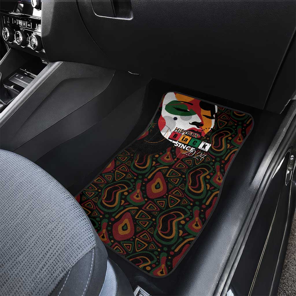 Personalized Black History Month Car Mats Since 2024 Chemistry Style