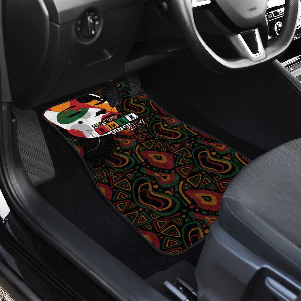 Personalized Black History Month Car Mats Since 2024 Chemistry Style