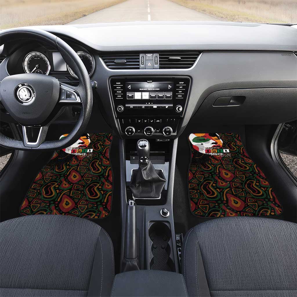 Personalized Black History Month Car Mats Since 2024 Chemistry Style