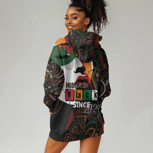 Personalized Black History Month Hoodie Dress Since 2024 Chemistry Style