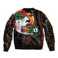 Personalized Black History Month Sleeve Zip Bomber Jacket Since 2024 Chemistry Style