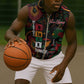 Personalized Black History Month Sleeveless Zip Hoodie Since 2024 Chemistry Style - African Pride