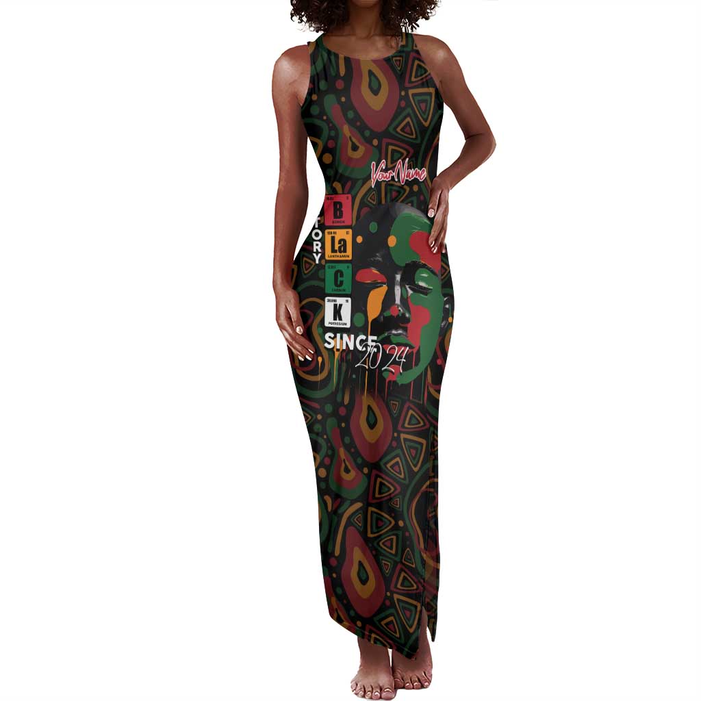 Personalized Black History Month Tank Maxi Dress Since 2024 Chemistry Style