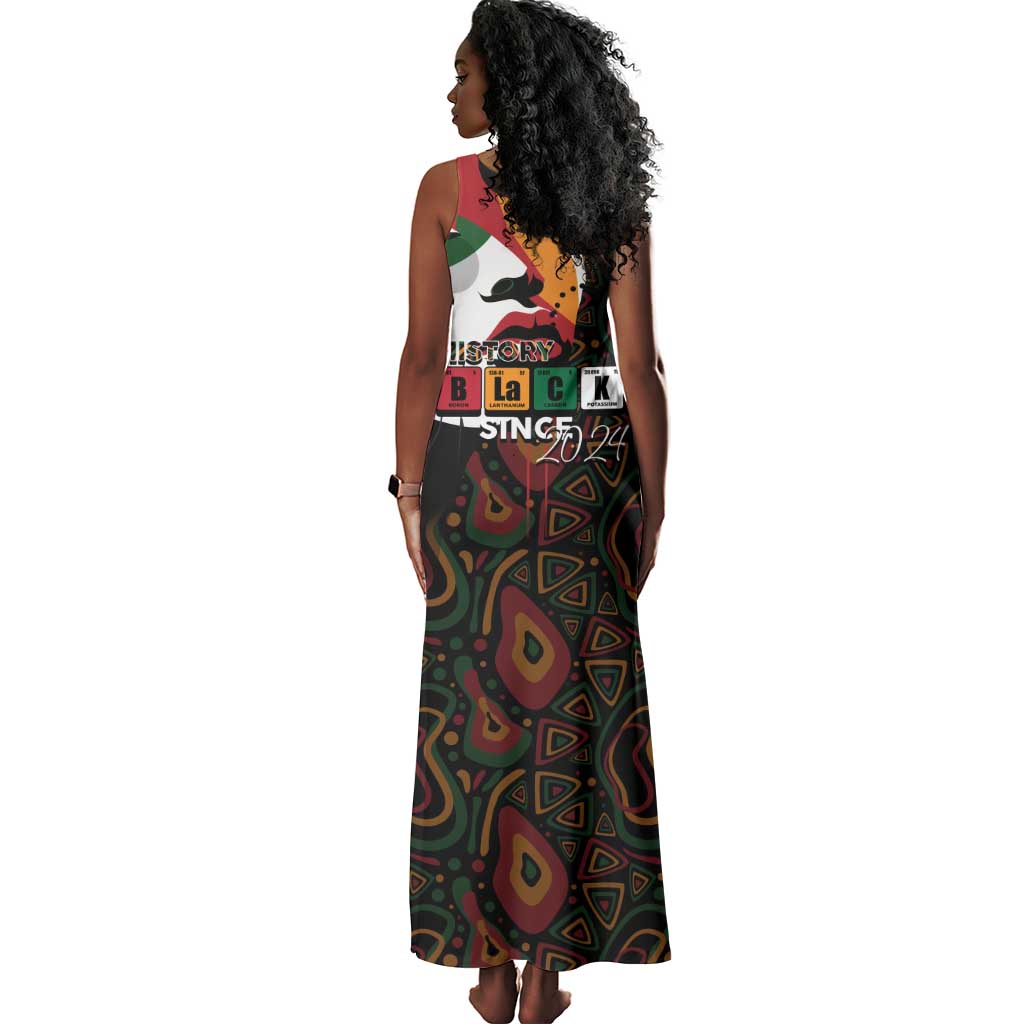 Personalized Black History Month Tank Maxi Dress Since 2024 Chemistry Style