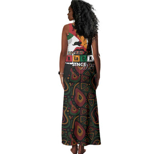 Personalized Black History Month Tank Maxi Dress Since 2024 Chemistry Style