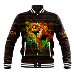 Black Power Baseball Jacket Africa Map DT02