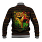 Black Power Baseball Jacket Africa Map DT02