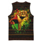 Black Power Basketball Jersey Africa Map - African Pride