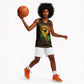 Black Power Basketball Jersey Africa Map - African Pride