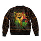Black Power Bomber Jacket Africa Map
