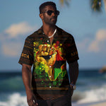 Black Power Hawaiian Shirt Africa Map