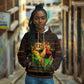 Black Power Hoodie Africa Map