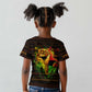 Black Power Kid T shirt Africa Map