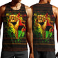 Black Power Men Tank Top Africa Map