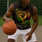 Black Power Sleeveless Hoodie Africa Map - African Pride