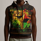 Black Power Sleeveless Hoodie Africa Map - African Pride