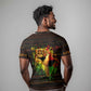 Black Power T shirt Africa Map