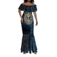 Adinkra Symbols Mermaid Dress Tree of Life