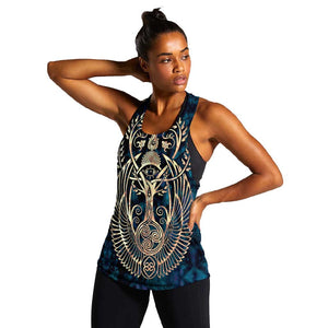 Adinkra Symbols Women Racerback Tank Tree of Life