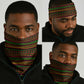 Three Sides Of Me Neck Gaiter African Women Black Queen - African Pride