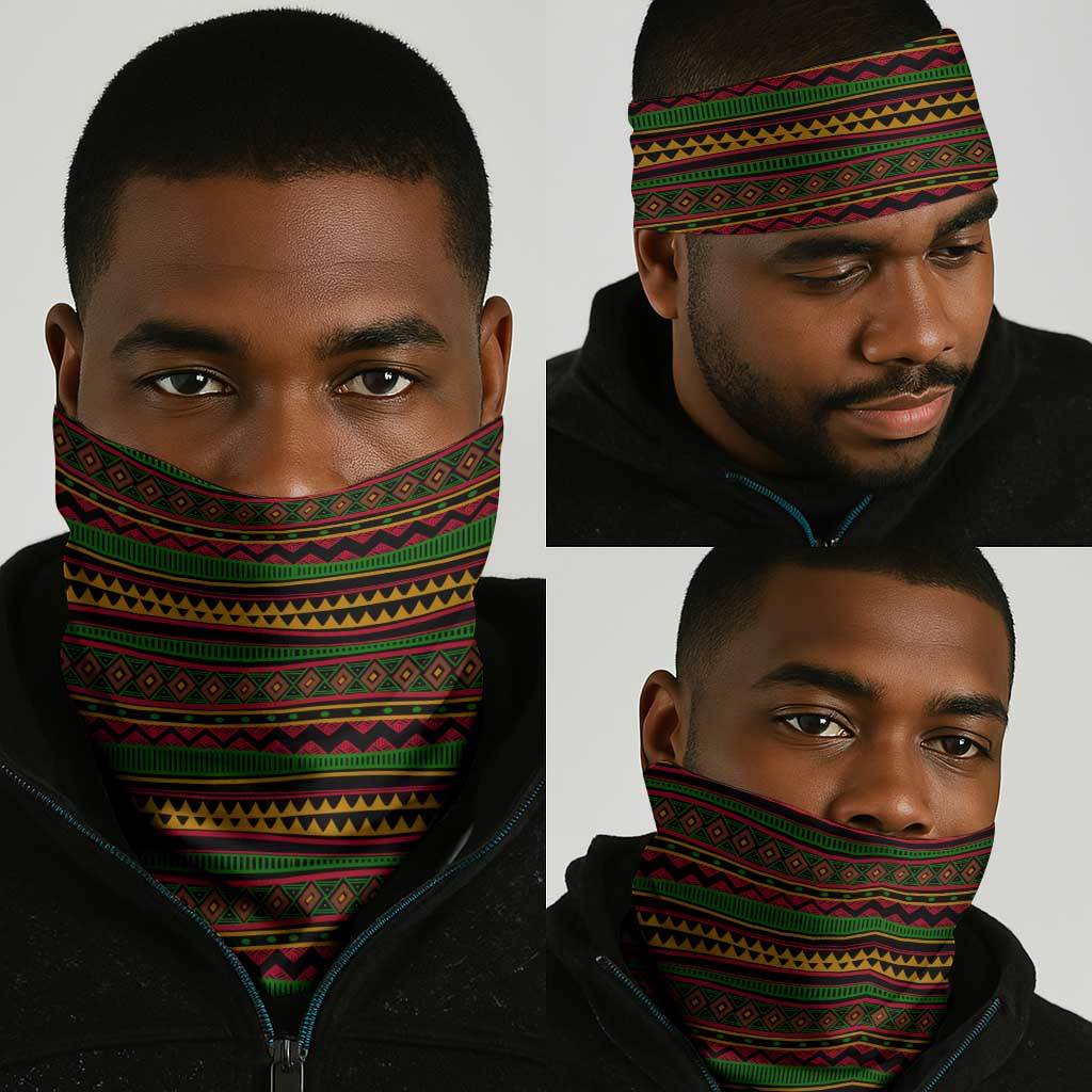 Three Sides Of Me Neck Gaiter African Women Black Queen - African Pride