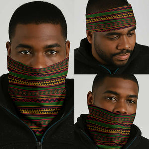 Three Sides Of Me Neck Gaiter African Women Black Queen - African Pride