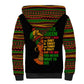 Three Sides Of Me Sherpa Hoodie African Women Black Queen