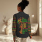 Three Sides Of Me Women Casual Shirt African Women Black Queen DT02