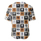 Adinkra Symbols Fashion Baseball Jersey