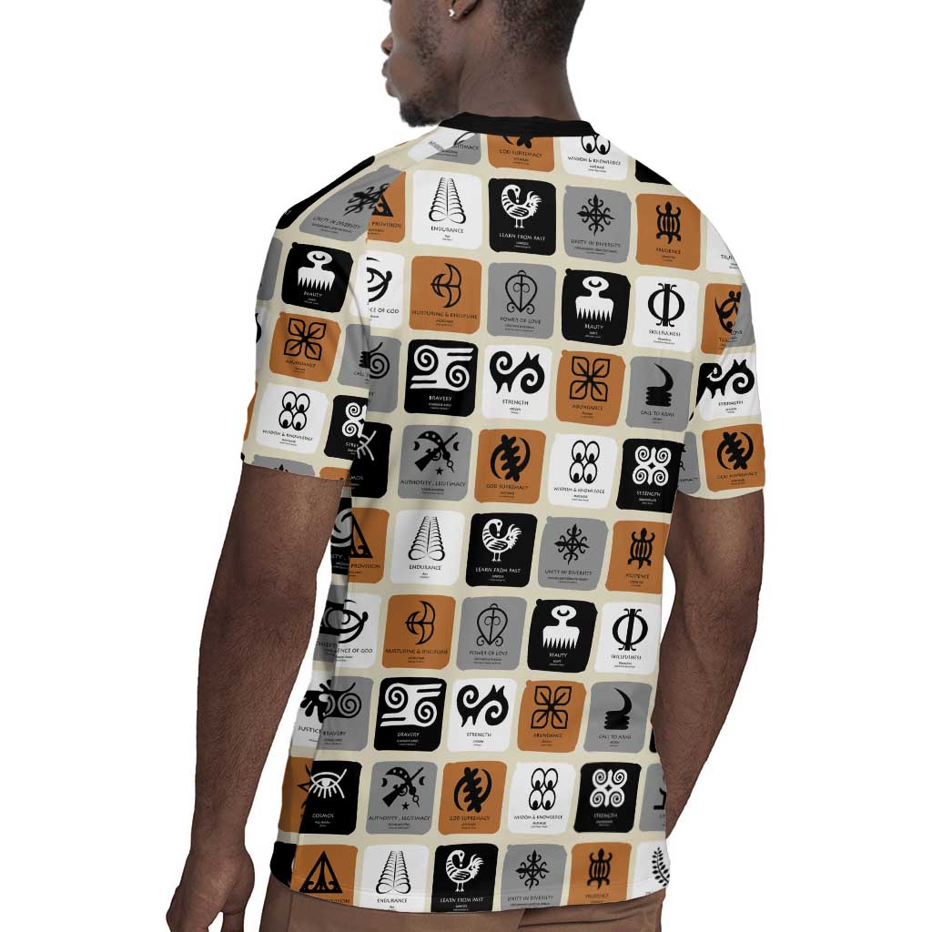 Adinkra Symbols Fashion Rugby Jersey