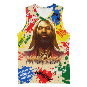 King Of Kings Mansa Musa Basketball Jersey - African Pride
