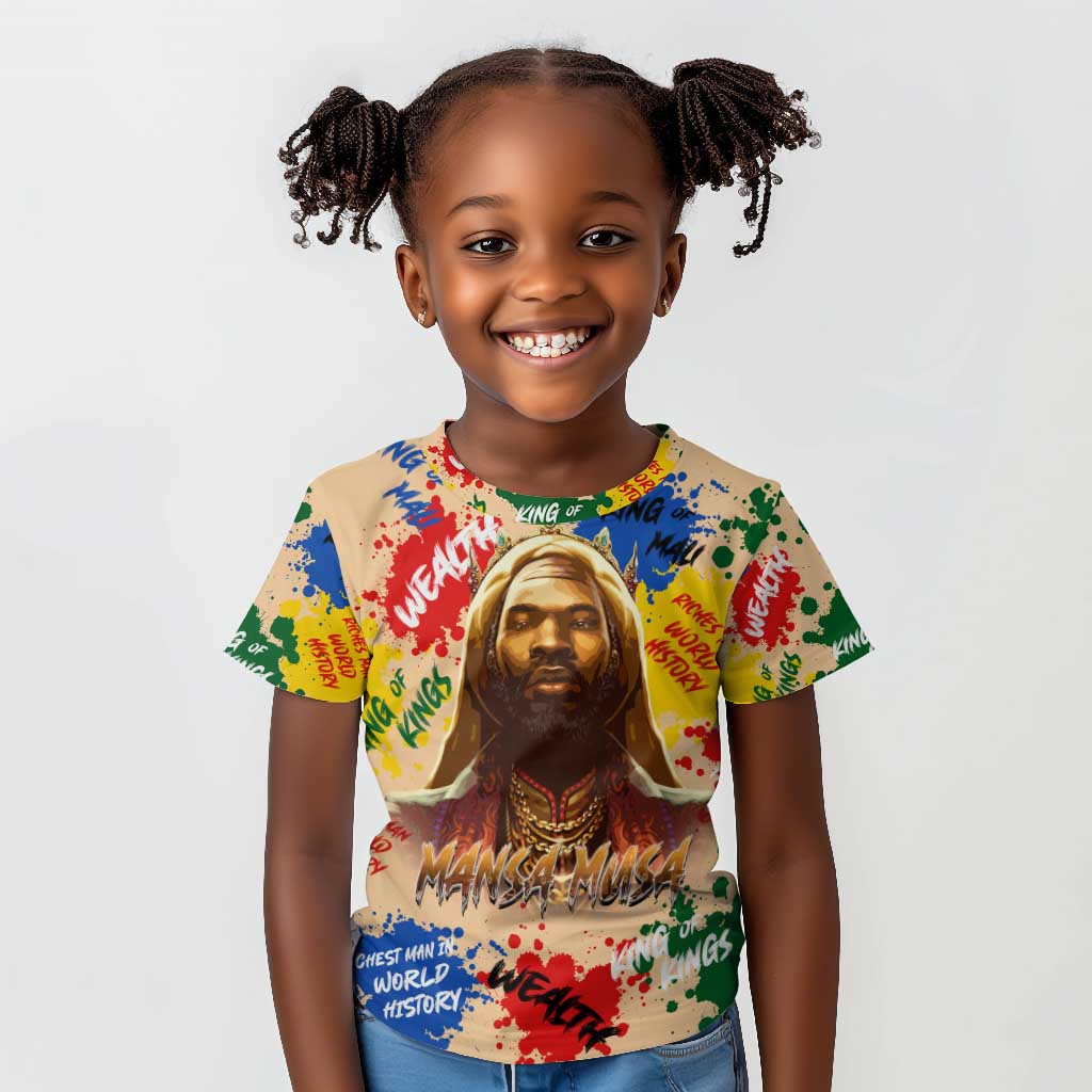 King Of Kings Mansa Musa Kid T shirt