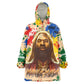 King Of Kings Mansa Musa KId Wearable Blanket Hoodie