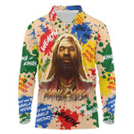 King Of Kings Mansa Musa Long Sleeve Polo Shirt