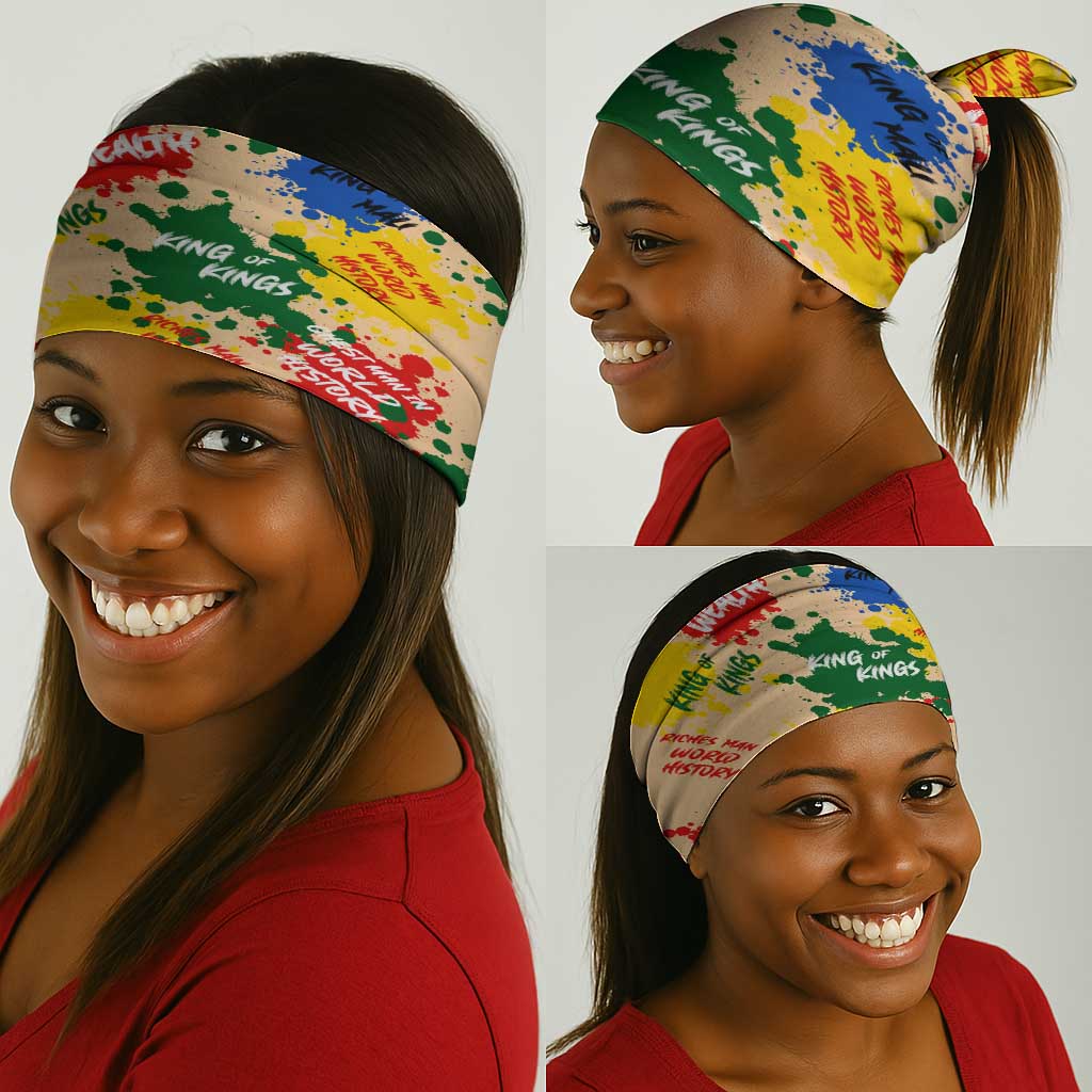 King Of Kings Mansa Musa Neck Gaiter - African Pride