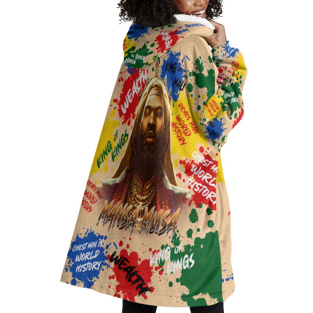 King Of Kings Mansa Musa Wearable Blanket Hoodie