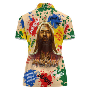 King Of Kings Mansa Musa Women Polo Shirt