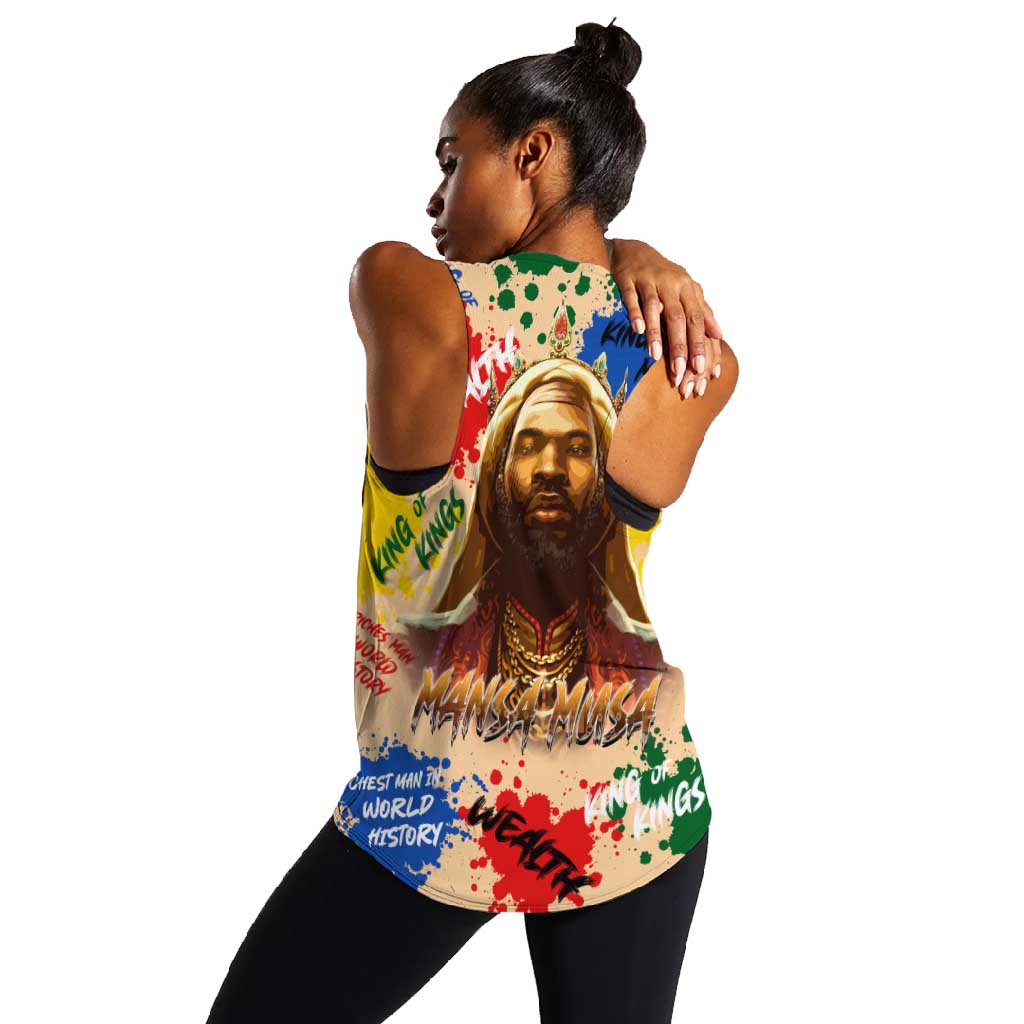 King Of Kings Mansa Musa Women Racerback Tank