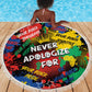 Never Apologize For Being Black Beach Blanket