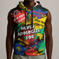 Never Apologize For Being Black Sleeveless Hoodie - African Pride