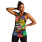 Never Apologize For Being Black Women Racerback Tank