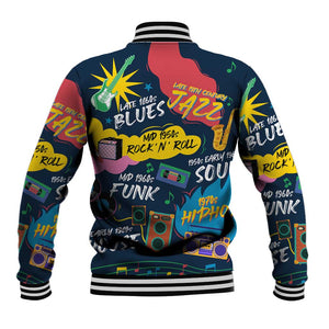 Music That Makes Us Proud African Baseball Jacket Black People DT02