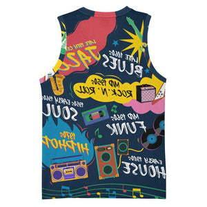 Music That Makes Us Proud African Basketball Jersey Black People - African Pride